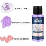 BlueBird Studio Acrylic Colours Pastel Shades set of 6x100ml - Image 4